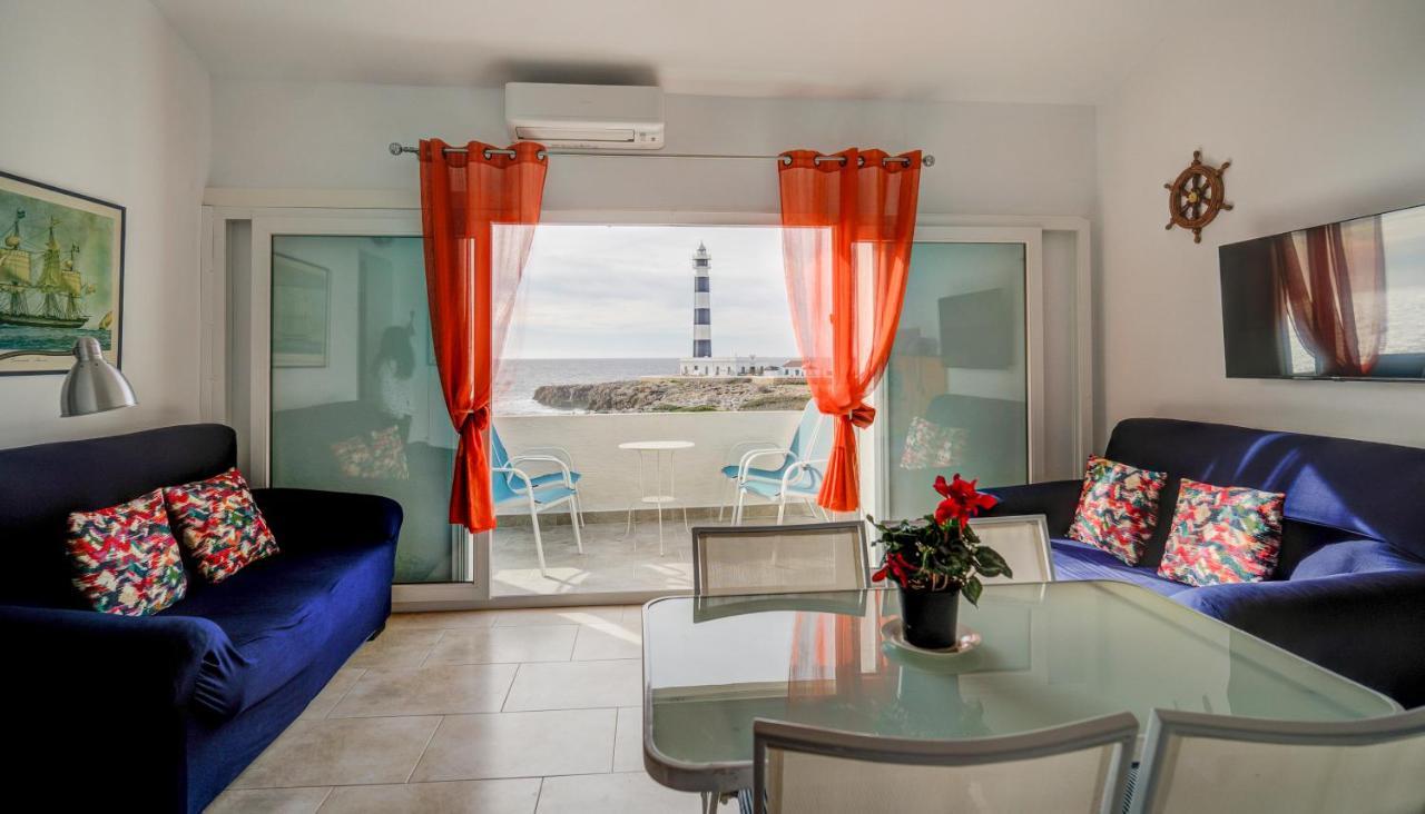 Vista Faro-Apartamento Con Balcon Que Mira Al Mar Cala'N Bosch  Exterior foto